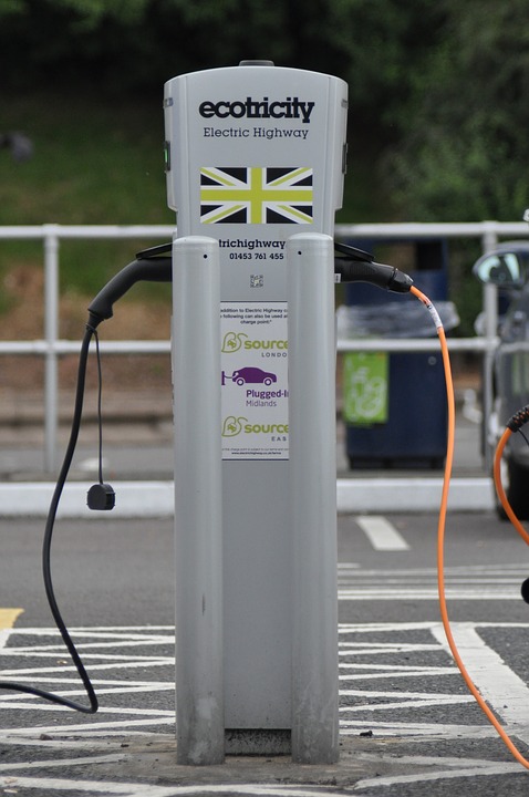 Charge Point with U.K Flag